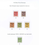 Stamp of British Empire General Collections and Lots Large accumulation on ten pages and stock cards of Nevis, Trinidad, Jamaica, Barbados, most fiscals