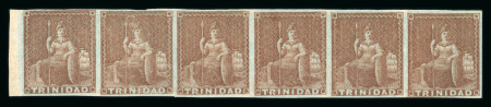 Stamp of British Empire General Collections and Lots Large accumulation on ten pages and stock cards of Nevis, Trinidad, Jamaica, Barbados, most fiscals