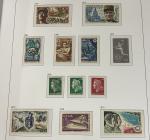 Stamp of France » Collections 1849-1999, dans cinq reliures Davo belle collection neufs/oblitérés
