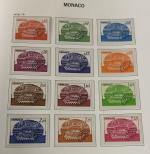 Stamp of Colonies françaises » Monaco 1885-1993, dans quatre belles reliures Davo, superbe collection