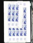 Stamp of Colonies françaises » St. Pierre et Miquelon 1986-1990, dans des pochettes plusieurs centaines de timbres poste et poste aérienne
