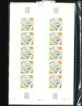 Stamp of Colonies françaises » St. Pierre et Miquelon 1986-1990, dans des pochettes plusieurs centaines de timbres poste et poste aérienne