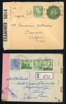 Stamp of Ireland » Definitives 1940-49 Wmk E 1/2d green, coil paste-ups, selection