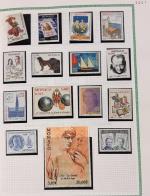 Stamp of Colonies françaises » Monaco 1971-2017, dans quatre reliures Yvert et feuilles neutres belle collection