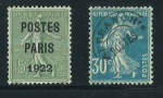 Stamp of France » Préoblitérés 1920-1992, collection de timbres préoblitérés sur 6