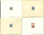 Stamp of France » Collections 1938-1944, bel ensemble de plus de 40 épreuves de luxe
