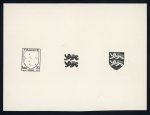 Stamp of France » Émissions à partir de 1900 1943-1944, 5 épreuves de décomposition des timbres