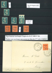 Stamp of France » Collections 1923-1930, collection de timbres sur 3 pages d'album
