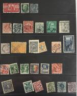 Stamp of France » Collections 1890-1940, collection de timbres perforés dans 2 albums,