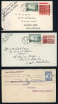 Stamp of Australia » Commonwealth of Australia 1929-34 Airmails & Flist Flights: Five covers showing