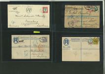 Stamp of Great Britain » 1854-1900 Postal History of the Perforated Line Engraved and Surface Printed Issues 1887-1900 Destination Mail: Attractive group of fourteen