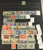 Stamp of France » Collections 1849-1980, bon lot de France dans des albums et classeurs
