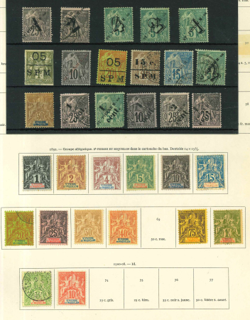 Stamp of Colonies françaises » St. Pierre et Miquelon 1885-1969, sur feuilles Yvert Standard collection majorité