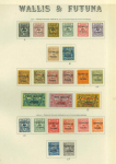 Stamp of Colonies françaises » Wallis et Futuna 1920-1969, sur feuilles Yvert Standard collection neufs