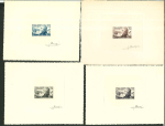 Stamp of Colonies françaises » Nouvelle-Calédonie Nouvelle-Calédonie : 1953, 43 épreuves d'artiste et