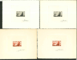 Stamp of Colonies françaises » Nouvelle-Calédonie Nouvelle-Calédonie : 1953, 43 épreuves d'artiste et