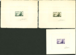 Stamp of Colonies françaises » Nouvelle-Calédonie Nouvelle-Calédonie : 1953, 43 épreuves d'artiste et