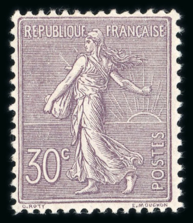 Stamp of France » Émissions à partir de 1900 1903, Semeuse lignée YT n° 131 signé Calves, n° 132