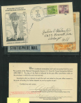 Stamp of Aerophilately » Balloon Mail 1933-92, Group of 15 balloon mail covers plus ephemera