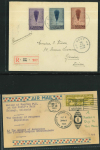 Stamp of Aerophilately » Balloon Mail 1933-92, Group of 15 balloon mail covers plus ephemera