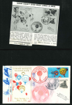 Stamp of Aerophilately » Balloon Mail 1933-92, Group of 15 balloon mail covers plus ephemera