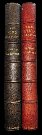 Stamp of British Empire General Collections and Lots Literature: "The Hind Collection" in two bound volumes
