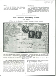 Stamp of Great Britain » 1840 Mulreadys & Caricatures » 1d Lettersheets and Envelopes 1841 (Jun 5) 1d Mulready envelope, stereo A164, sent within Wales with 1840 2d blue and 1841 1d red