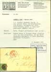 Stamp of Switzerland / Schweiz » Kantonalmarken » Genf 1847, grosser Adler gelbgrün auf Brief von Genf nach Malagny