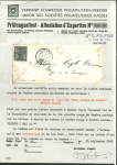 Stamp of Switzerland / Schweiz » Kantonalmarken » Genf 1845, rechte Hälfte der Doppelgenf auf Ortsbrief von Genf