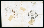 Stamp of Egypt » British Post Offices » Alexandria 1853 (8.4) Folded letter sheet from London to Alexandria,
