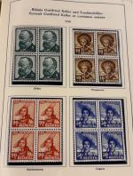 Stamp of Switzerland / Schweiz » Sammlungen Grosser Posten von 16 Alben ab ein Paar Rayon II, 9 Strubel