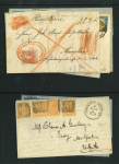 Stamp of Switzerland / Schweiz » Sammlungen Schöner Posten beginnend mit zwei Vorphila-Briefen, 8 Rayon