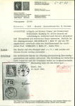 Stamp of Switzerland / Schweiz » Sitzende Helvetia Ungezähnt » 1856-57 Berner Druck (II) 1857, 40 Rp. grün 2. Berner Druckperiode auf Faltbrief von Erlenbach nach Novara