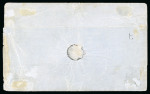 Stamp of Egypt » Posta Europea 1847-57 Two folded covers showing two different types