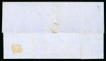 Stamp of Egypt » Posta Europea 1852-58 Two folded covers showing two different types