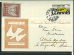 Stamp of Switzerland / Schweiz » Flugpost » Flugbriefe Zusammenstellung mit 5 Sonderbelegen, darunter schöner Beleg nach Allerheiligenberg