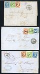 Stamp of Greece » Large Hermes Heads » Covers, frankings and destinations » External usages Three letters with inter-Ionian islands rate:1. L