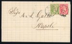 Stamp of Greece » Large Hermes Heads » Covers, frankings and destinations » External usages 2 letters:1. Letter from Pireas (Jan. 24/Feb.6, 1