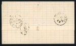 Stamp of Greece » Large Hermes Heads » Covers, frankings and destinations » External usages 2 letters:1. Letter from Pireas (Jan. 24/Feb.6, 1