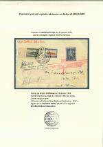 Stamp of Greece » Collections Collection of 42 airmail first flight covers from