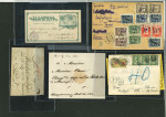 Stamp of Large Lots and Collections all world 1791-1926, small mixed lot of 12 covers
