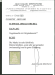 Stamp of Switzerland / Schweiz » Sitzende Helvetia Ungezähnt » 1856-57 Berner Druck (II) 1855 40 Rp. grün 2. Berner Druckperiode, ungebraucht mit Originalgummi und Falz