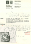 Stamp of Switzerland / Schweiz » Kantonalmarken » Basel 1848, Basler Taube in der lebhaftblauen Nuance auf linkem Stadtbriefteil