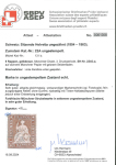 Stamp of Switzerland / Schweiz » Sitzende Helvetia Ungezähnt » Münchner Druck, 3. Auflage 1854, 5 Rp. braun 3. Münchner Druckperiode, ungebraucht ohne Gummi