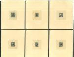 Stamp of Argentina 1889-91, "Sudamericana" Issue, an extraordinary assembly comprising 340+ die proofs and 600 essays
