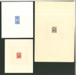 Stamp of Argentina 1889-91, "Sudamericana" Issue, an extraordinary assembly comprising 340+ die proofs and 600 essays