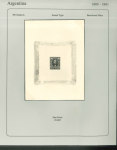 Stamp of Argentina 1889-91, "Sudamericana" Issue, an extraordinary assembly comprising 340+ die proofs and 600 essays
