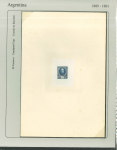 Stamp of Argentina 1889-91, "Sudamericana" Issue, an extraordinary assembly comprising 340+ die proofs and 600 essays
