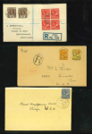 Stamp of British Empire General Collections and Lots 1890s-1940s, group of 44 British West Indies covers