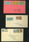 Stamp of British Empire General Collections and Lots 1890s-1940s, group of 44 British West Indies covers